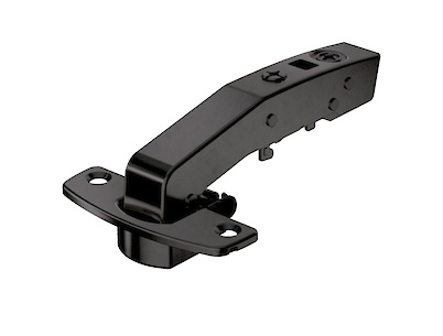 Петля Hettich Sensys 8669 W90 штольная, без функции самозакрывания, угол открывания 95°, черный обсидиан( 9091752)