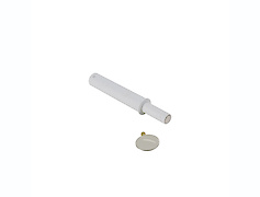 Выталкиватель для фасадов P2O Magnet Hettich, врезной, короткий ход, белый
