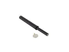 Виштовхувач для фасадів P2O Magnet Hettich, врезной, длинный ход, антрацит