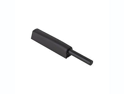 Выталкиватель для фасадов P2O PIN Hettich с буфером, накладной, длинный ход, антрацит