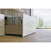 Напрямна Hettich Quadro V6 5D M, повного висування з демпфером Silent System, L=250 мм,