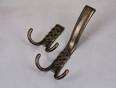 Гачок Falso Stile KK-1 подвійний - старе золото