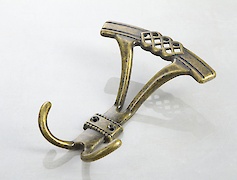 Меблевий гачок Falso Stile KK-3 потрійний - старе золото