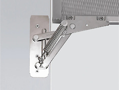 Подъемный механизм для откидных створок Hettich Lift Junior 90° 4,6кг, правый, с регулировкой, для узкого рамочного профиля (1067628)