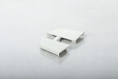 Комплект заглушок Scilm до отбортовки h=45мм сірий