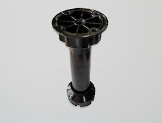 Ніжка кухонна Scilm з регулюванням h=150мм чорна