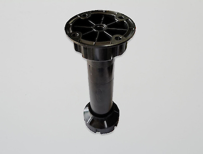 Ніжка кухонна Scilm з регулюванням h=150мм чорна