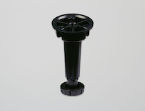 Ніжка кухонна Scilm з регулюванням h=120-170мм чорна