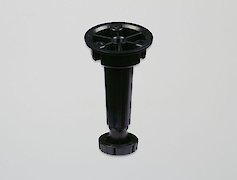 Ніжка кухонна Scilm з регулюванням h=120-170мм чорна