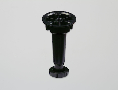 Ніжка кухонна Scilm з регулюванням h=120-170мм чорна