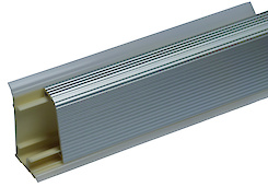 Отбортовка алюмінієва Scilm рифлена H=45 мм L=4000мм