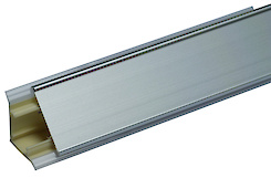 Отбортовка под пластиковую вставку Scilm алюминиевая основа H=30мм L=4000мм