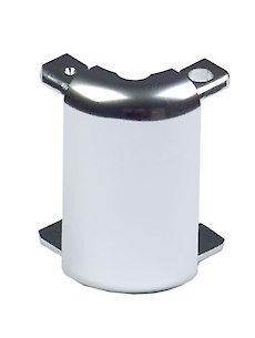 Кут зовнішній 90° до подвійного профілю під нержавійку Scilm торцю стільниці h=40мм