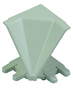 Куточок внутрішній 90 градусів Scilm до отбортовки h=30мм сірий