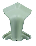 Куточок внутрішній 90 градусів Scilm до отбортовки h=45мм сірий