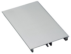 Цоколь кухонный алюминиевый Scilm H=100мм L=4100мм алюминий