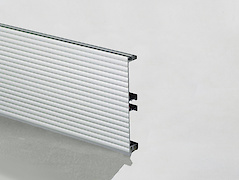 Цоколь кухонний алюмінієвий Scilm h=100мм L=4100мм крупноріфленний