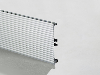 Цоколь кухонний алюмінієвий Scilm h=100мм L=4100мм крупноріфленний