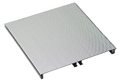 Цоколь кухонний алюмінієвий Scilm h=150мм L=4100мм дрібноріфленний