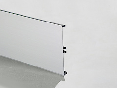 Цоколь кухонний алюмінієвий Scilm h=150мм L=4100мм дрібноріфленний