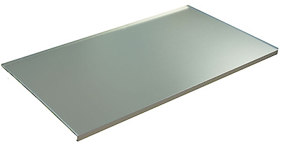 Піддон алюмінієвий Scilm гладкий для модуля під мийку шириною 1200мм глибина 500мм