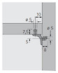 Полицетримач Sekura 1.1 Hettich, ø 5 mm