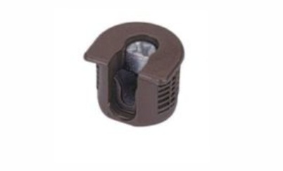 Меблева ексцентрикова стяжка без фіксатора VB 35/16 Hettich коричнева для полиць товщиною 16 мм