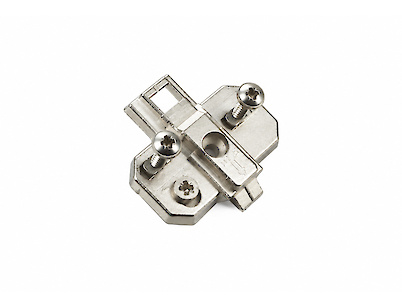 Крестообразная монтажная планка Hettich Intermat Direkt Top, h=1.5 мм, никель (9006140)