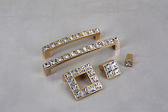 Меблева ручка Giusti РГ 169 WMN550.128.KRGP золото глянсове