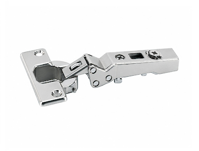 Петля Hettich Intermat 9944 W30 угловая накладная, угол открывания 125°, никель (9043417)