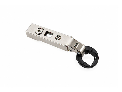 Петля Hettich Intermat 9904 W30 накладная для стеклянных фасадов, угол открывания 95° (К-6 мм), никель (1072870)