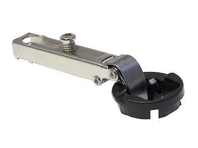 Петля мебельная Hettich Minimat 2205 накладная для стеклянных фасадов с углом открывания 95 градусов