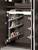 Полка выдвижная боковая для обуви трехярусная левая Vibo Elite