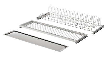 Набір сушарок Vibo з стаціонарною рамкою і металевим піддоном для модуля 450 мм