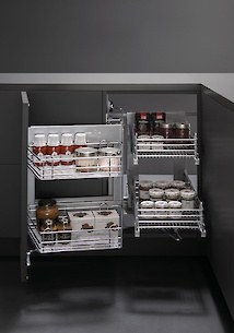 Висувний кутовий механізм Vibo Smart Corner для модуля 900мм, лівий (SMACE45SXFMC)