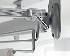 Крепление рамки телескопической Vibo Dream к горизонтальной поверхности серое (ASUGS)