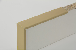 Планка торцева асиметрична алюмінієва для плити 18 мм L=2800мм золото (С181)