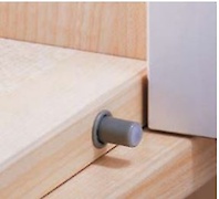 Внутрішній дотягувач Hettich Silent system для завіс Intermat під запресування, світло-сірий