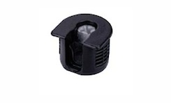 Стяжка VB 35/19 Hettich для полиць товщиною 19 мм, коричнева чорна