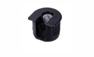 Меблева ексцентрикова стяжка без фіксатора VB 35/19 Hettich чорна для полиць товщиною 19 мм