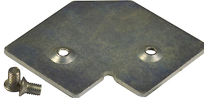 Уголок для сборки рамок из профилей шириной 45-50 мм (в комплекте с двумя винтами)