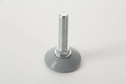 Ніжка з регулюванням HVD кругла D = 40 сірий (ніжка меблева)