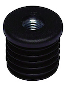 Муфта JRL круглая  D=30 поз 67 черный (муфта для трубы)