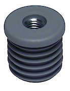 Муфта JRL круглая  D=30 поз 67 серый (муфта для трубы)