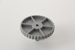 Ножка регулируемая КТ круглая D=60 поз 23 серый (ножка мебельная)