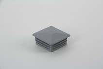 Заглушка ES квадратна 40x40 поз 17 сірий (заглушка для труби)