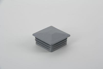 Заглушка ES квадратная 40x40 поз 17 серый (заглушка для  трубы)
