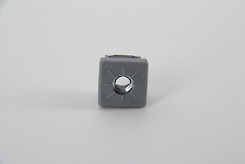 Муфта J квадратна 30x30 поз 27 сірий (муфта для труби)