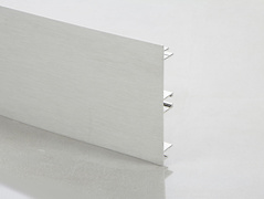 Цоколь кухонний алюмінієвий анодований H=100мм L=4200мм алюміній Brush