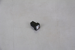 Меблева ручка Giusti РГ 176 WPO550.000.KRE2 чорний хром глянсовий